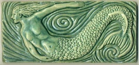 Ravenstone Tile (With images) | Mermaid tile, Mermaid art, Craftsman style