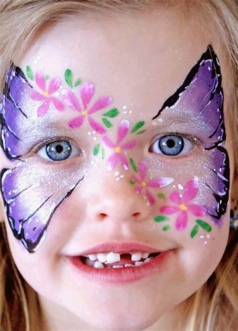 cute face painting ideas for girls ~ easy arts and crafts ideas