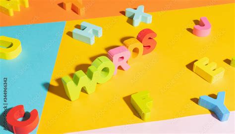 Colorful Letters/Numbers Stock Photo | Adobe Stock