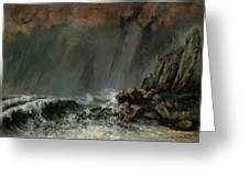 The Waterspout Painting by Gustave Courbet - Pixels