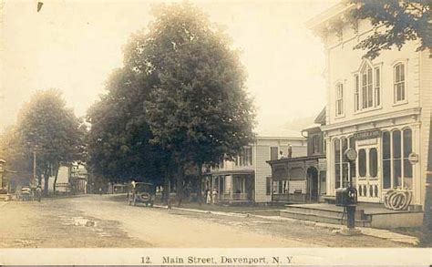 Davenport - 2 Old Postcards - Delaware County NY Genealogy and History Site