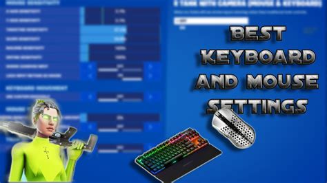 Best KBM (KEYBOARD AND MOUSE) Fortnite settings - YouTube