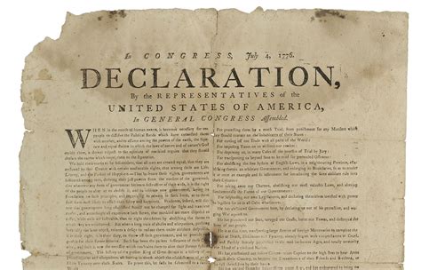 Declaration Of Independence 1776 Facts