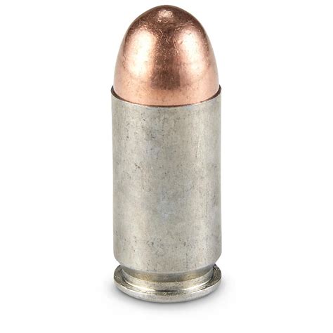 Colt, .45 ACP, FMJ, Zinc plated steel cases, 230 Grain, 250 Rounds ...