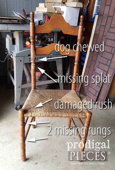 Broken Chair Repair & How to Update - Prodigal Pieces