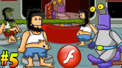 Hobo 5 Space Brawl - Full Walkthrough - Crazy Flash Game - YouTube