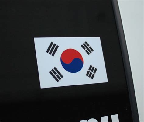 High Quality Korean flag Vinyl Decals Sticker 3.14 inch | Vinyl decals, Flag decal, Korean flag