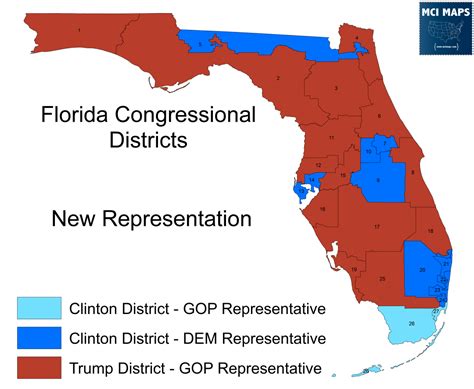 Florida Congressional Districts Map 2018 Free Printable Maps - Map