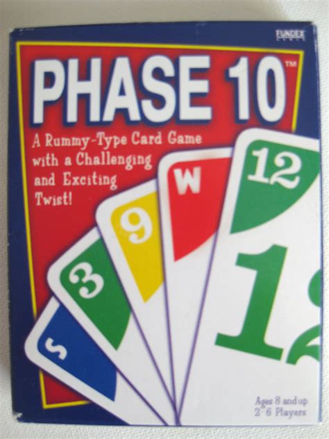 Phase 10 Card Game. AWESOME GAME! | Phase 10 card game, Card games, Rummy