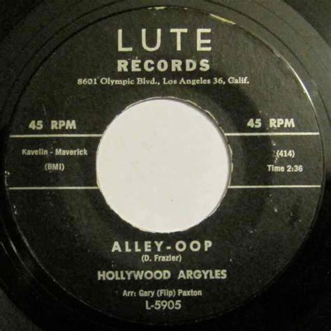 Hollywood Argyles - Alley-Oop (1960, Vinyl) | Discogs