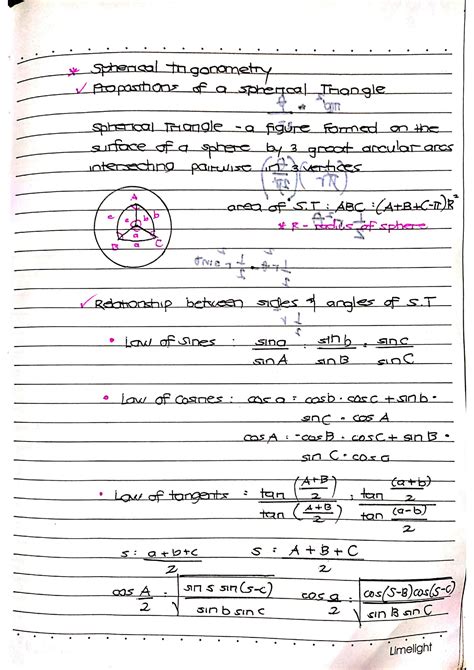 SOLUTION: Spherical trigonometry lecture with examples - Studypool