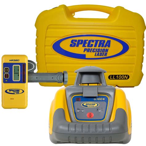 Spectra Precision LL100N Laser Level, Self-Leveling laser with HR320 ...