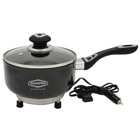 RoadPro 12-Volt Portable Saucepan with Non-Stick Surface