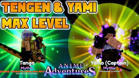 EVOLVING YAMI SUKEHIRO & OPENING SOUND SEALED STAR | YAMO & TANGO SHOWCASE IN ANIME ADVENTURES ...