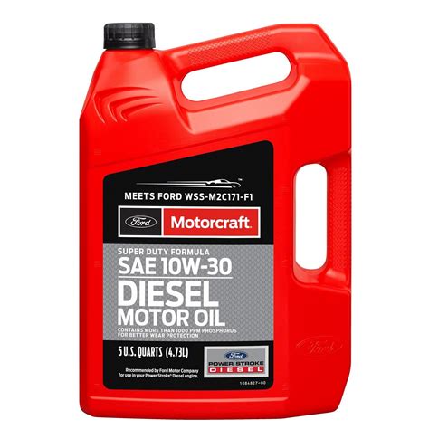 Motorcraft 10W-30 Diesel Engine Oil 5 Quart