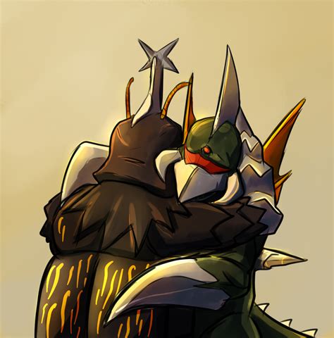 Gigan Hugs Megalon by Drbuffalo on DeviantArt