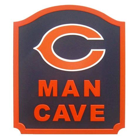 Fan Creations NFL Man Cave Shield - N0571_CHI | Chicago bears man cave ...