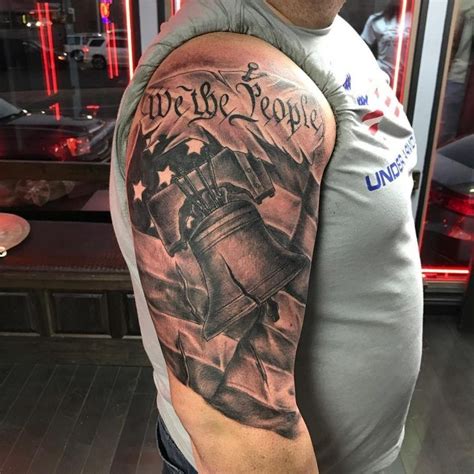 75 Patriotic “We the People” Tattoos and Ideas - Tattoo Me Now Military Sleeve Tattoo, American ...