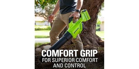 Greenworks 40V 120 MPH Cordless Axial Leaf Blower