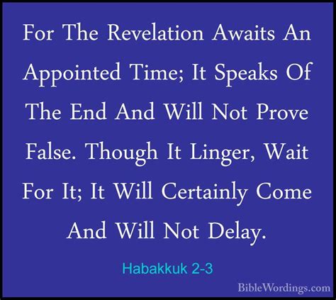 Habakkuk 2 - Holy Bible English - BibleWordings.com