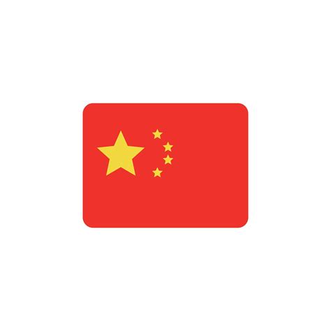 Chinese flag icon. Vector. 5882923 Vector Art at Vecteezy