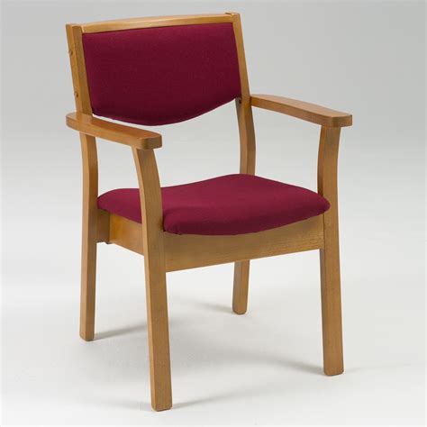 High Stacking Wooden Upholstered Chair | Grace Church Supplies