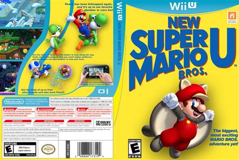 New Super Mario Bros. U - Nintendo Wii Game Covers - New Super Mario ...