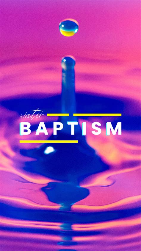 Water Baptism - Sermon Series Designs