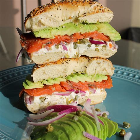 California Lox Bagel Sandwich - 2020 | Low Key Cooking