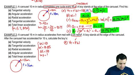 Angular Acceleration Examples