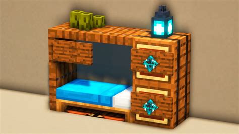 Blue Bed Minecraft - YouTube