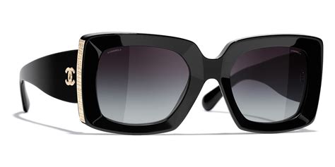 CHANEL 5435 Rectangle Acetate Sunglasses | Fashion Eyewear