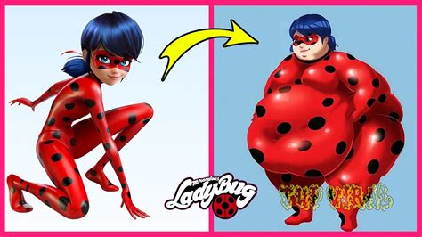 🐞 Miraculous Ladybug Characters F.A.T Version 👉@TupViral - YouTube