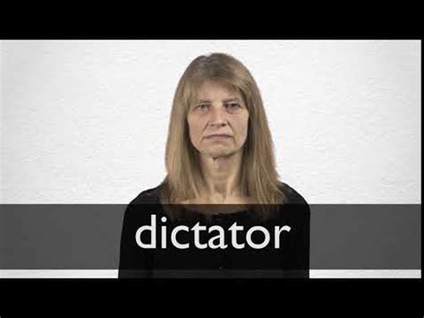 DICTATOR Synonyms | Collins English Thesaurus