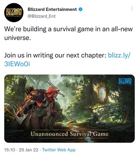 New Blizzard survival game! Thoughts? : r/Asmongold