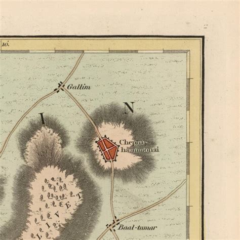 Old Map of Jerusalem 1819 Very Rare Map Antique Map Fine - Etsy