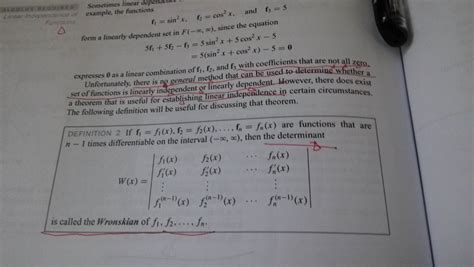 linear algebra - How to prove this property of the Wronskian ...