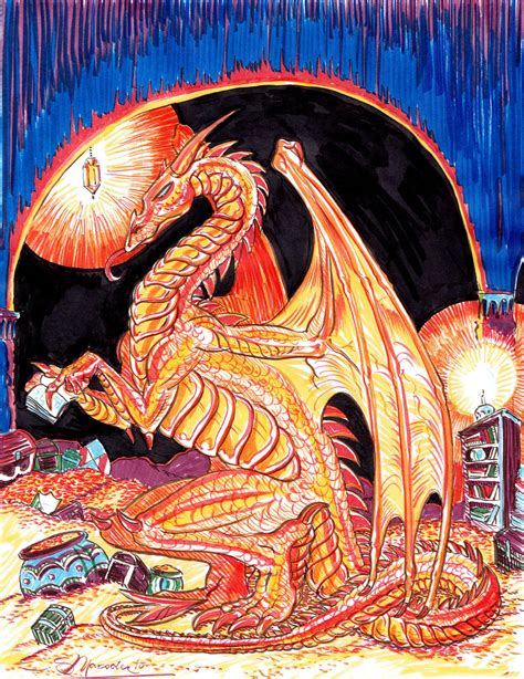 Gold dragon by comixjammer on DeviantArt