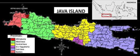 Java Island World Map