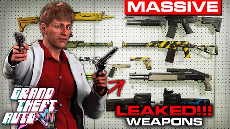 GTA 6 - Massive LEAKED Weapons Information - YouTube