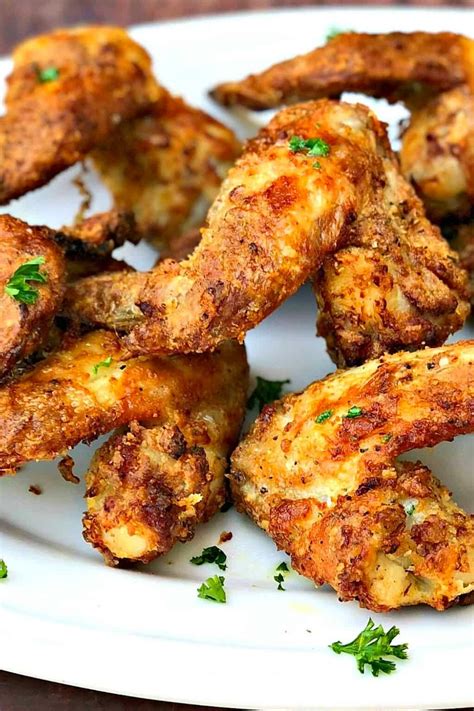 crispy air fryer chicken wings recipe - setkab.com