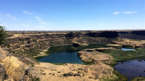 Washington's Dry Falls, once world's largest waterfall, a hidden oasis