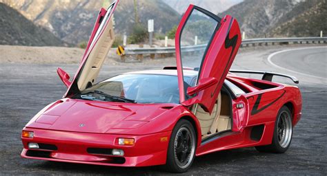 Red And Black 1998 Diablo SV Is As Brash As Lamborghinis Get | Carscoops
