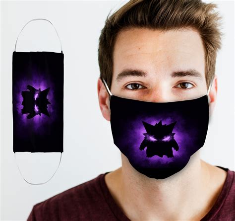 Gengar Face Mask | Face, Face mask, Mask