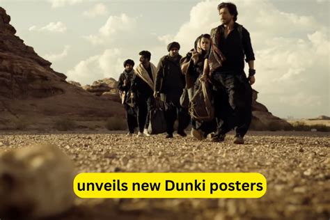 Shah Rukh Khan unveils new Dunki posters featuring Rajkumar Hirani’s ‘ullu ke patthe’. See pics ...