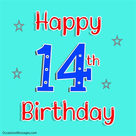 Happy 14th Birthday Wishes - Messages for 14 Year Olds