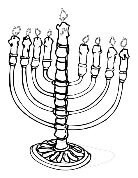 Hanukkah Coloring Pages | Free download on ClipArtMag