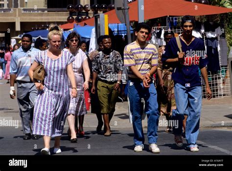 Johannesburg Transvaal South Africa black and white population caucasian Stock Photo - Alamy