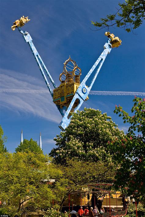 Vertigo at Tivoli in Copenhagen named Europe's best amusement park ride | Daily Mail Online