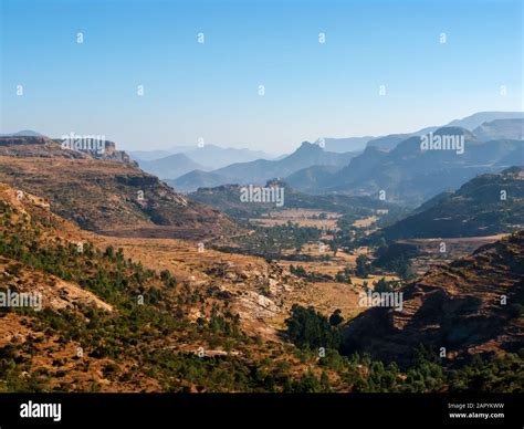 Breathtaking cultural landscape, Tigray Region, Ethiopia Stock Photo - Alamy